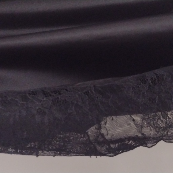 ZARA Sultry Silk Slip Lace Art Deco Flapper Dress NWT - Picture 5 of 13